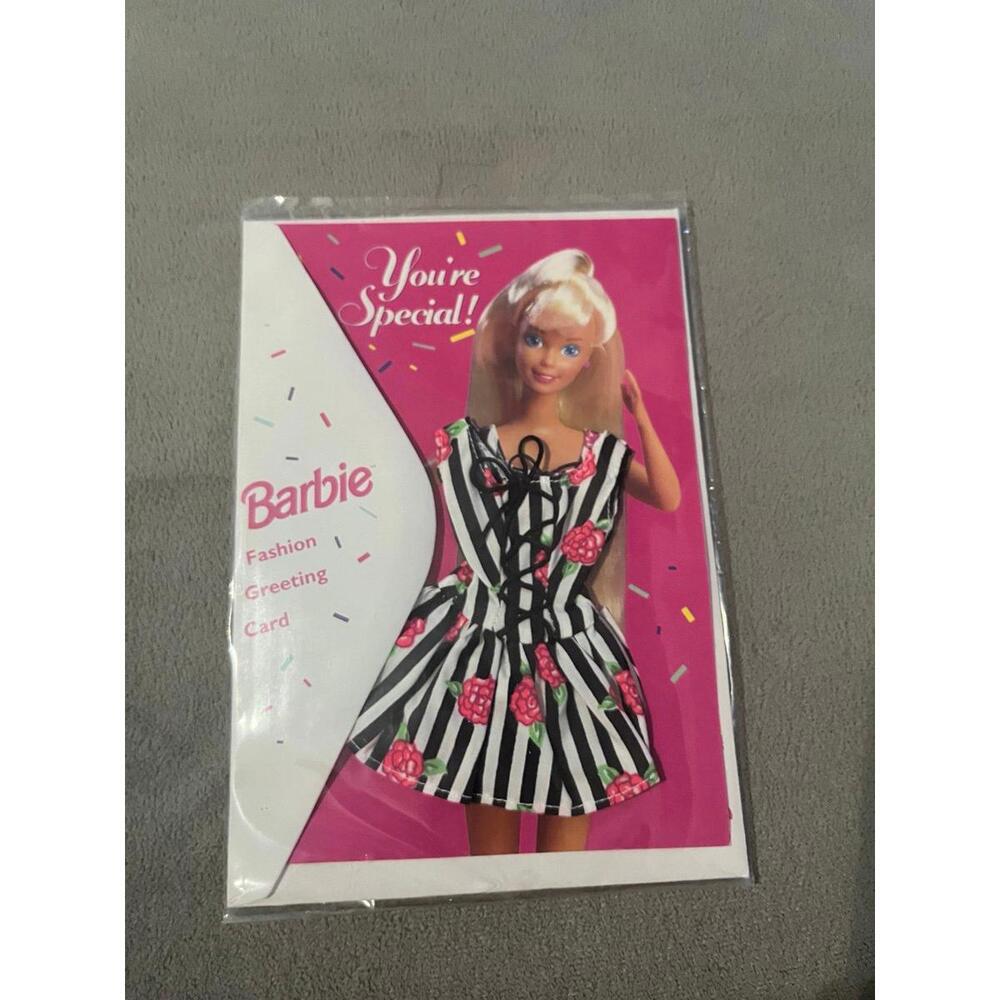 Barbie you’re special fashion card